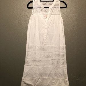 Loft Eyelet Shift Dress